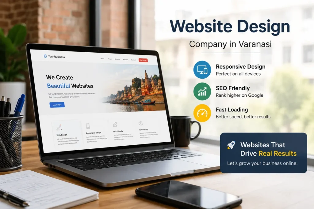 Website Design Company in Varanasi offering responsive and SEO friendly web design services