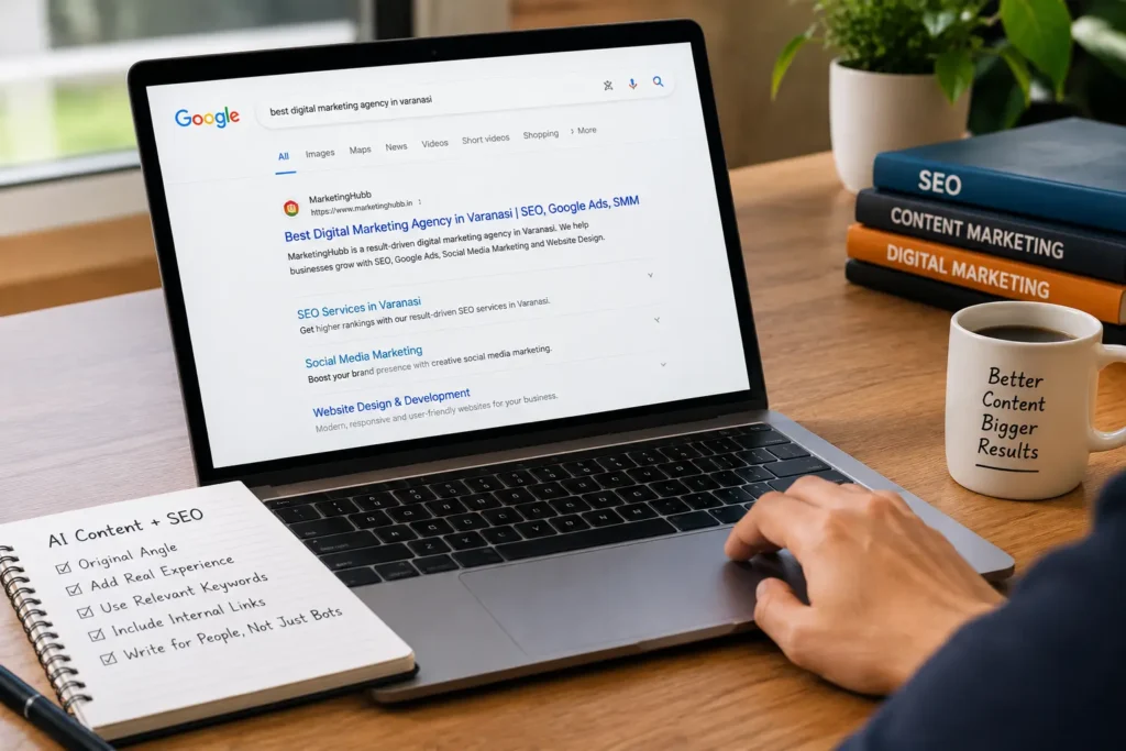 How to make AI content better for Google with SEO best practices